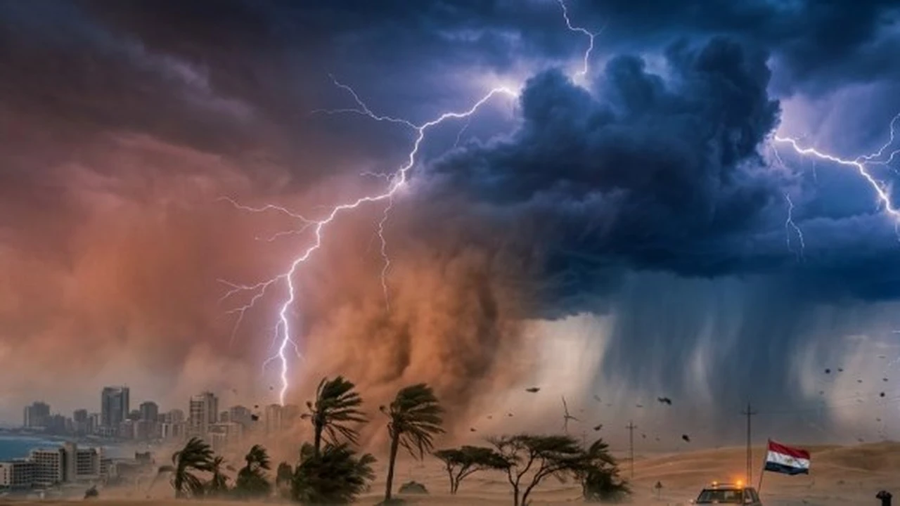 الأرصاد تحذر من حالة طقس مضطرب تضرب المحافظات المصرية خلال الساعات القادمة